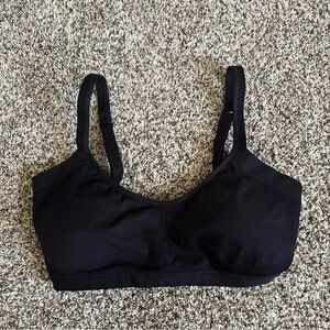 Felina Black Wireless Bra Bralette Sz S Stretch Adjustable Comfortable Everyday